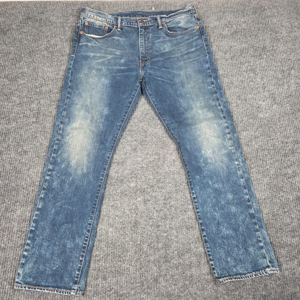 Levis 511 Slim Fit Acid Wash Blue Denim Jeans‎ Mens 36x30 04511-3460